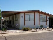 $26, 500 Bright and Cheerful Doublewide Mobile Home in 55+ Park in North Phoenix,  AZ